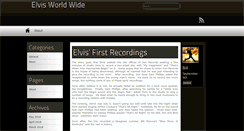 Desktop Screenshot of elvisworldwide.com