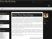 Tablet Screenshot of elvisworldwide.com